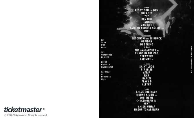 Seating chart – Depot Mayfield