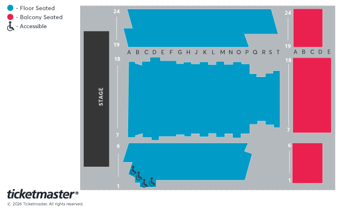 Seating chart – Chelmsford Theatre
