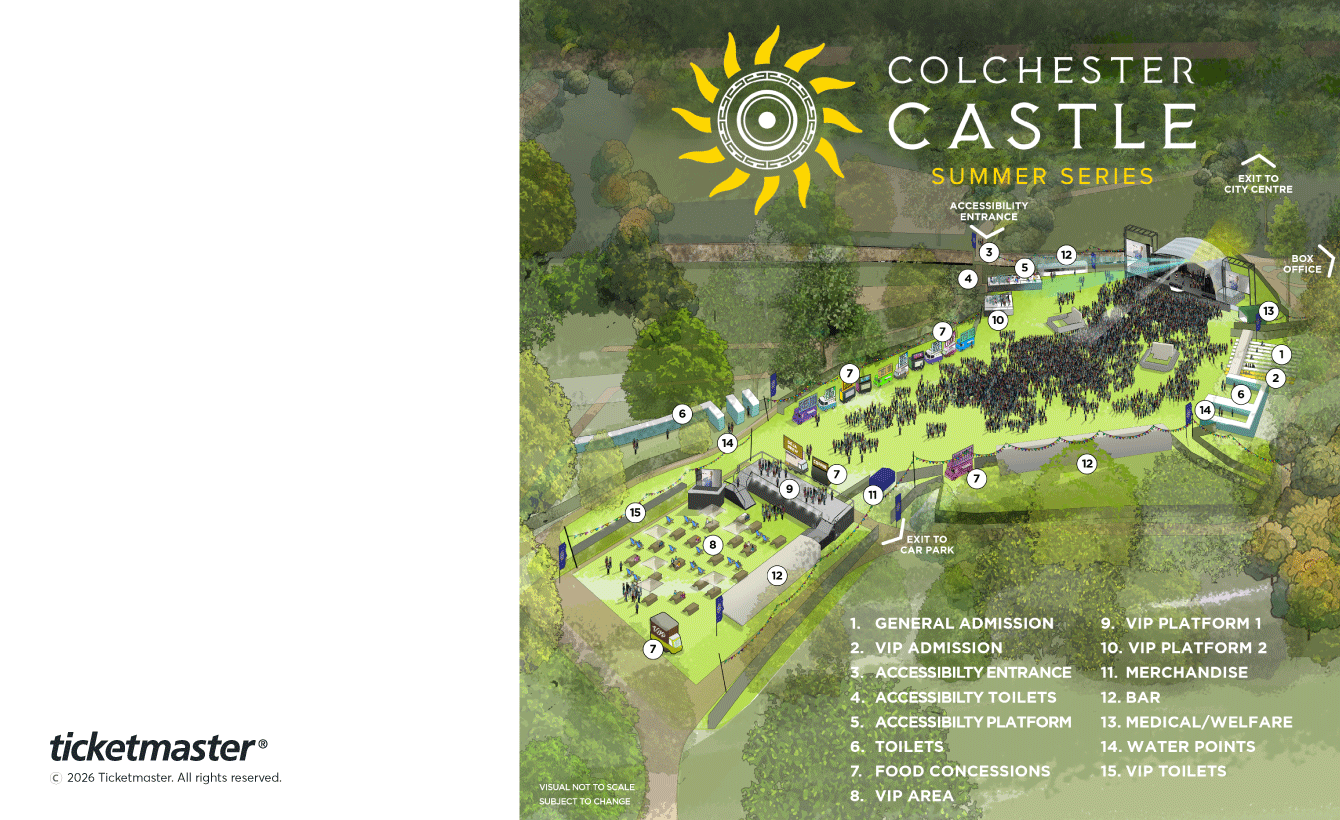 Seating chart – Colchester Castle Park