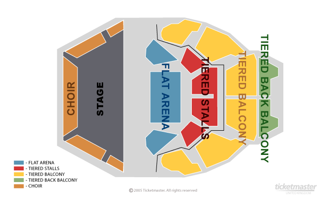 Seating chart – Hexagon Theatre