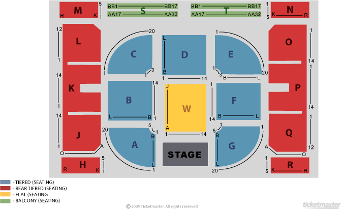 Seating chart – National Stadium