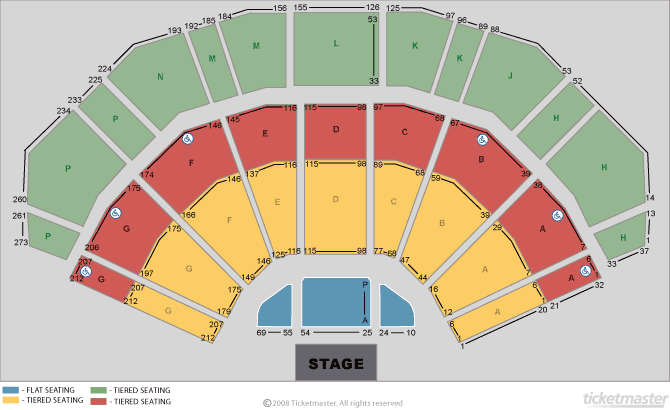 Seating chart – 3Arena