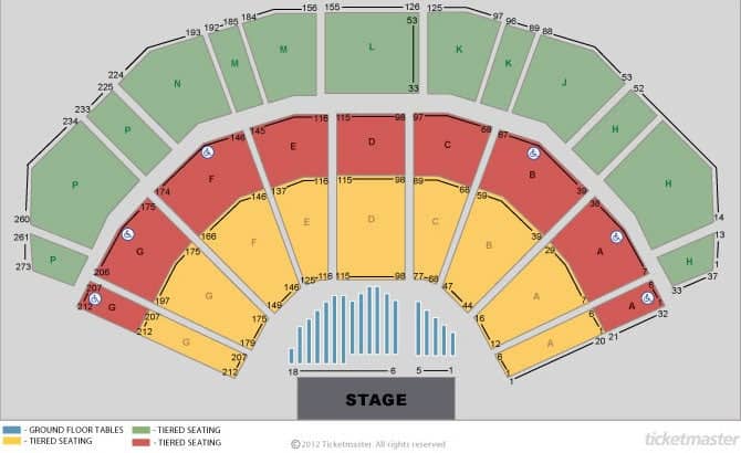 Seating chart – 3Arena