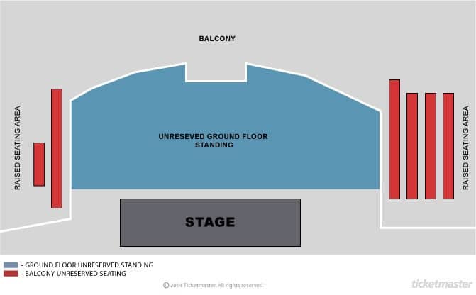 Seating chart – The Academy