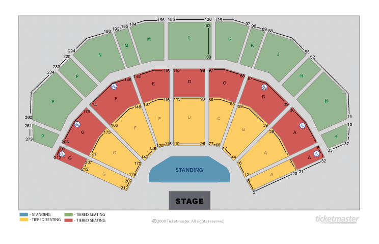 Seating chart – 3Arena