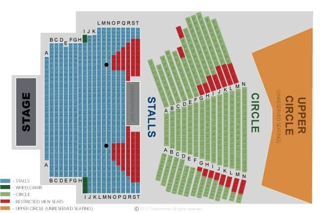 Seating chart – 3Olympia Theatre