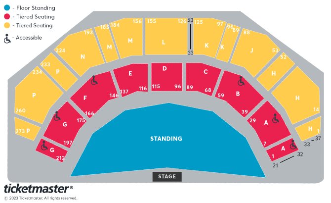 Seating chart – 3Arena