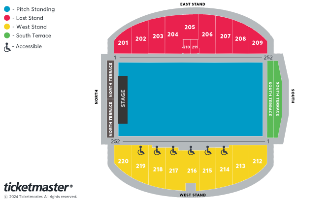 Seating chart – Thomond Park Stadium