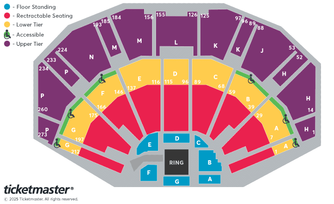 Seating chart – 3Arena