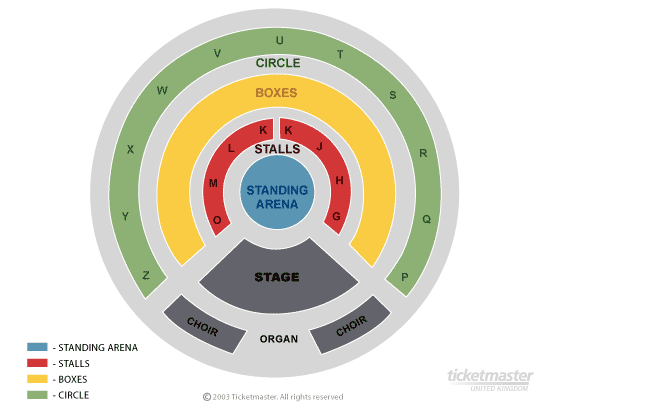 Seating chart – Royal Albert Hall