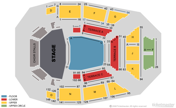 Seating chart – Glasgow Royal Concert Hall