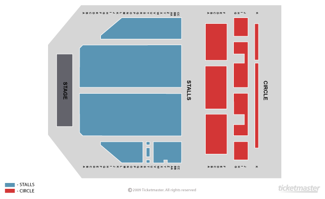 Seating chart – Princess Theatre - Torquay