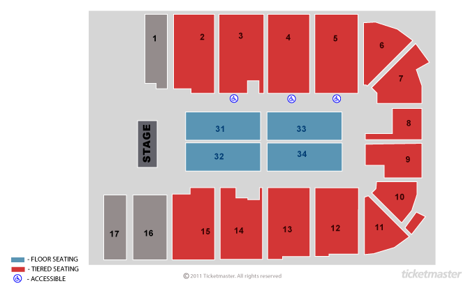 Seating chart – Edinburgh Castle Esplanade