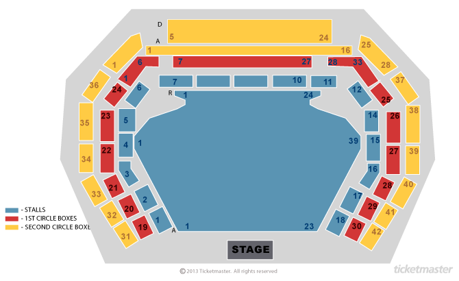 Seating chart – Eden Court Theatre