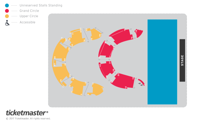 Seating chart – Usher Hall