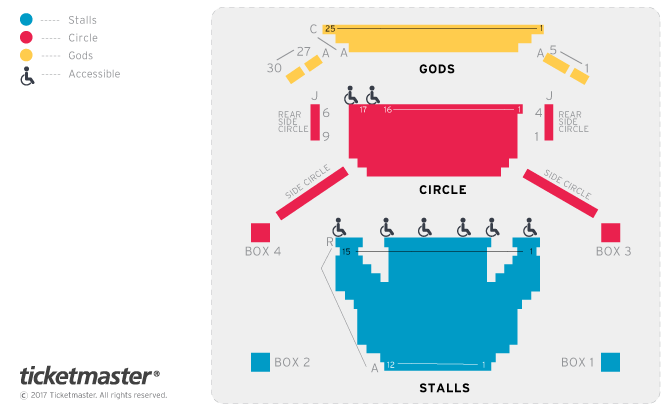 Seating chart – Perth Theatre