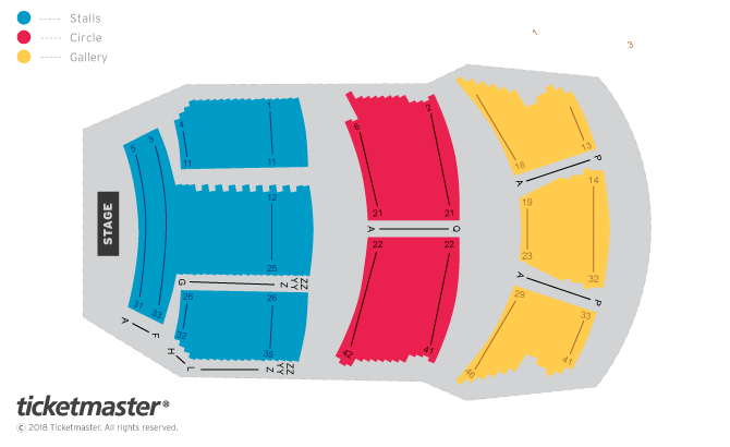Seating chart – Opera House, Manchester