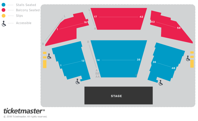 Seating chart – York Barbican