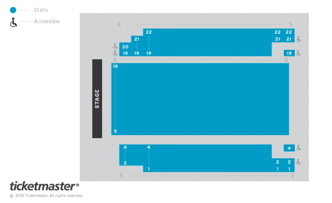 Seating chart – The Plowright Theatre