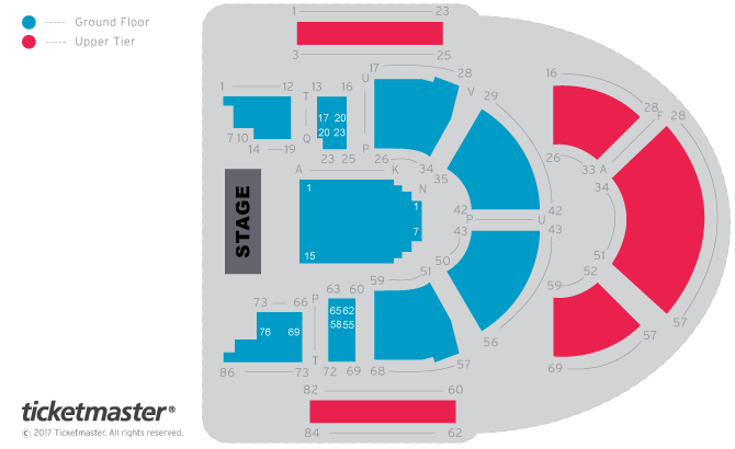 Seating chart – The Queen's Hall