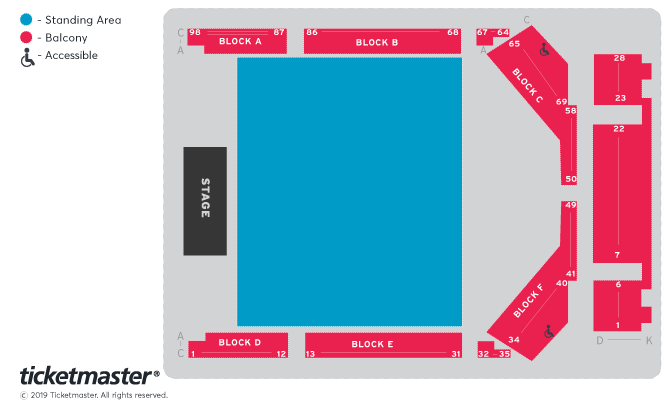 Seating chart – Aberdeen Music Hall