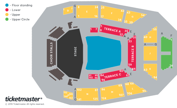 Seating chart – Glasgow Royal Concert Hall