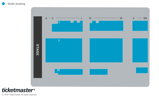 Seating chart – The Old Fruitmarket