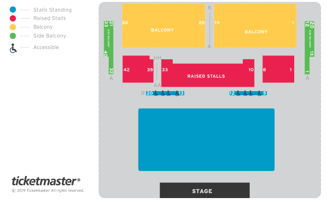 Seating chart – Perth Concert Hall