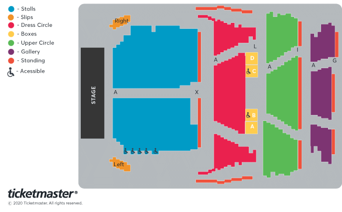 Seating chart – Sunderland Empire