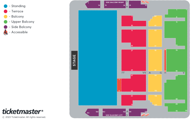 Seating chart – Bournemouth International Centre