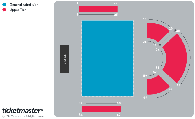 Seating chart – The Queen's Hall