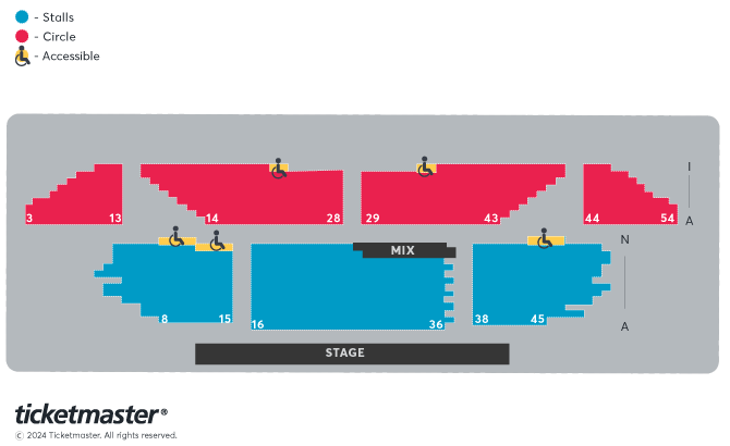 Seating chart – White Rock Theatre