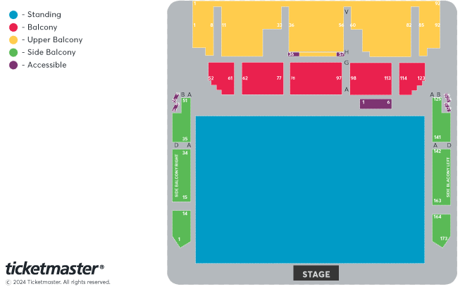Seating chart – Bournemouth International Centre