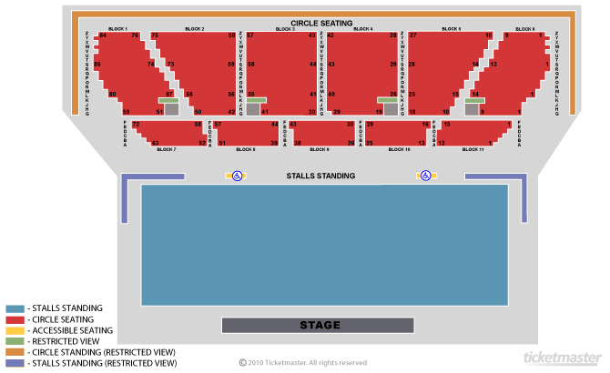 Seating chart – Eventim Apollo