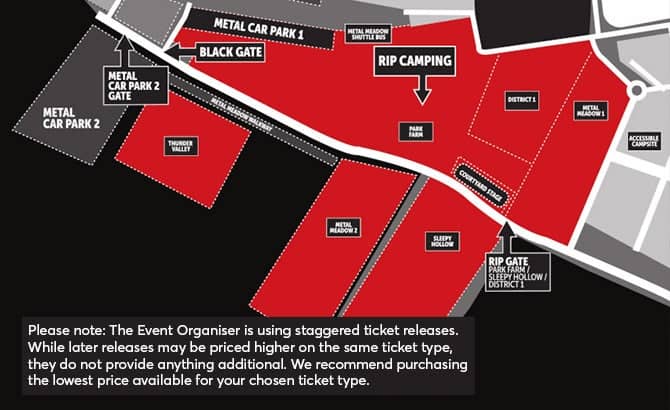 Seating chart – Donington Park