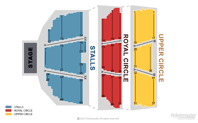 Seating chart – The London Palladium