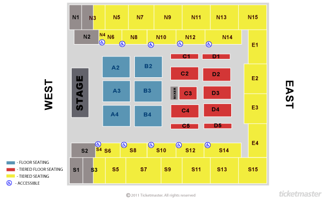 Seating chart – OVO Arena Wembley