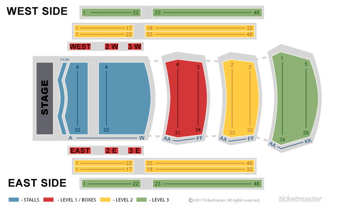 Seating chart – The Glasshouse International Centre for Music