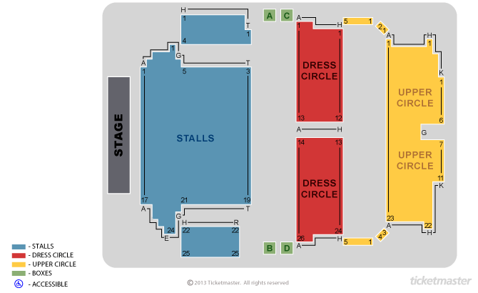 Seating chart – Richmond Theatre