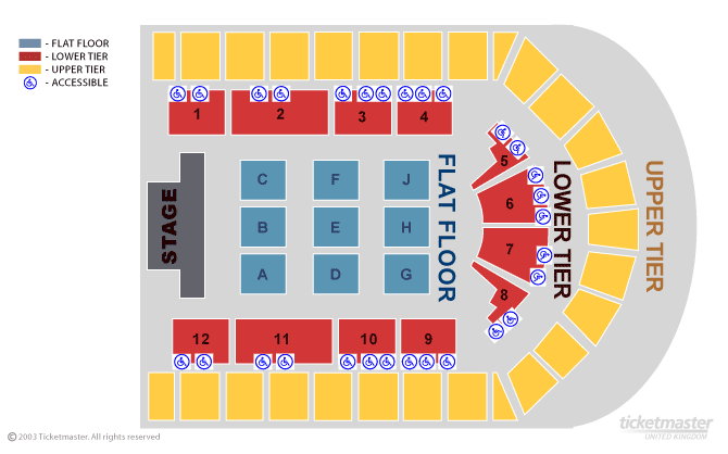 Seating chart – Utilita Arena Birmingham
