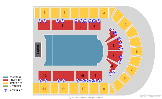Seating chart – Utilita Arena Birmingham