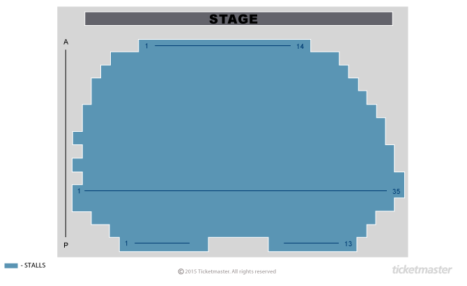 Seating chart – Sherman Theatre