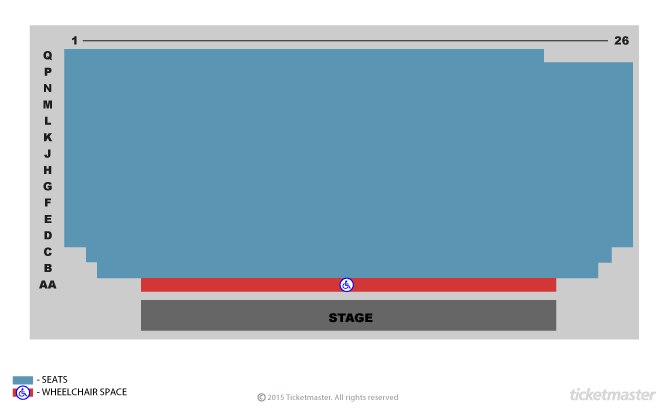 Seating chart – Camberley Theatre