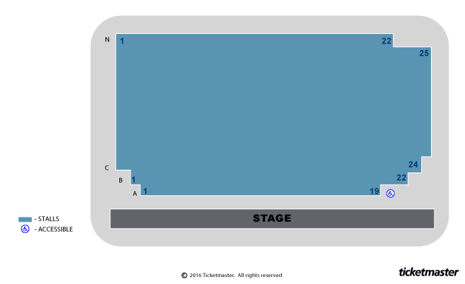 Seating chart – The Dukes