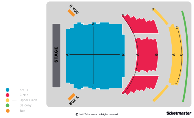 Seating chart – Everyman Theatre