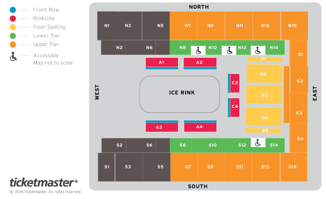 Seating chart – OVO Arena Wembley