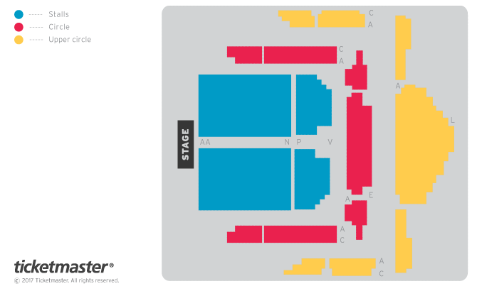 Seating chart – Victoria Hall