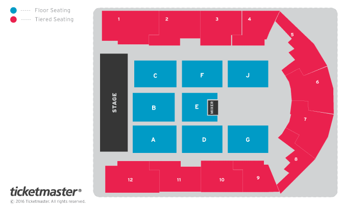 Seating chart – Utilita Arena Birmingham