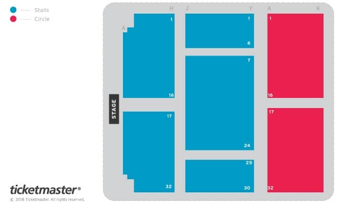 Seating chart – Tunbridge Wells Assembly Hall