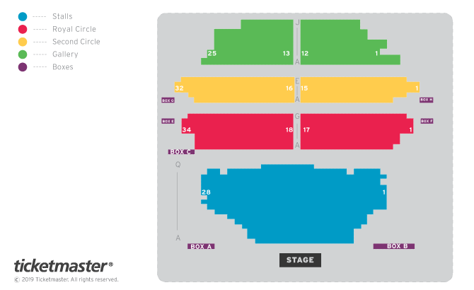 Seating chart – Theatre Royal - Brighton